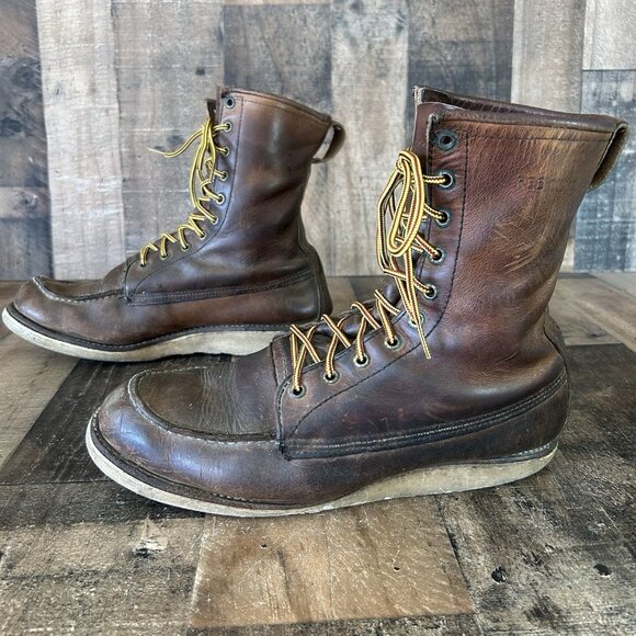 Red Wing Irish Setter 4583 Moc Toe Work Boots Mens 9.5 D - Picture 12 of 12